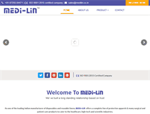 Tablet Screenshot of medilin.co.in